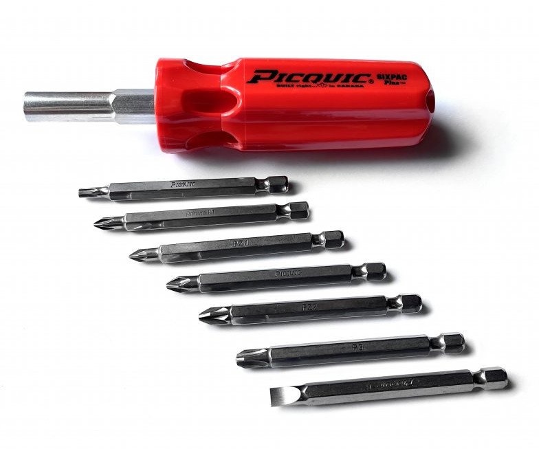 Šroubovák s bity 7ks Picquic Sixpac Plus CZ