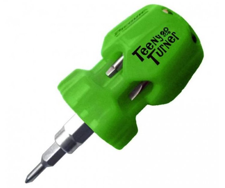 Šroubovák s bity 7ks Picquic Teeny Turner - zelený