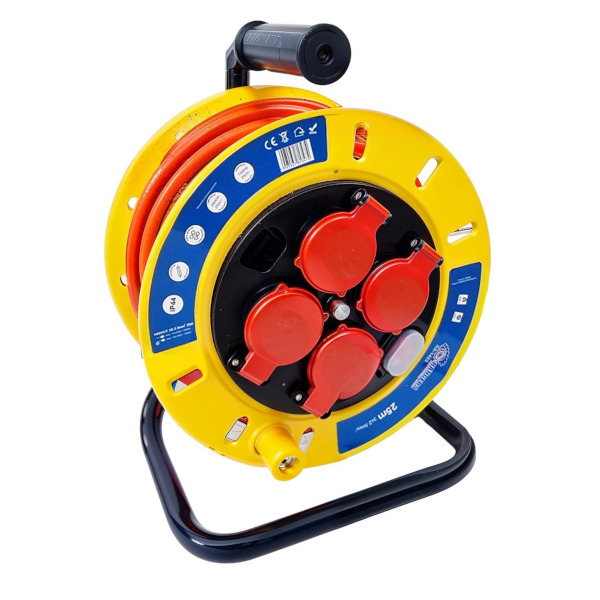 Prodlužovací kabel na bubnu 25m