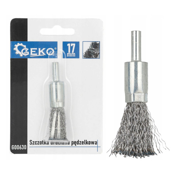 Drátěný kartáč vlnitý na vrtačku 28mm G00630 GEKO
