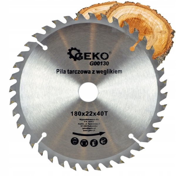 Pilový kotouč na dřevo 180x22x40T G00130 GEKO