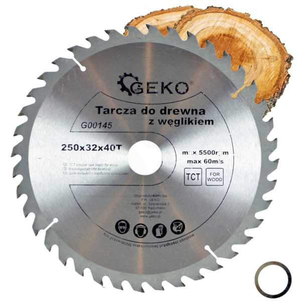 Pilový kotouč na dřevo 250x32x40T G00145 GEKO
