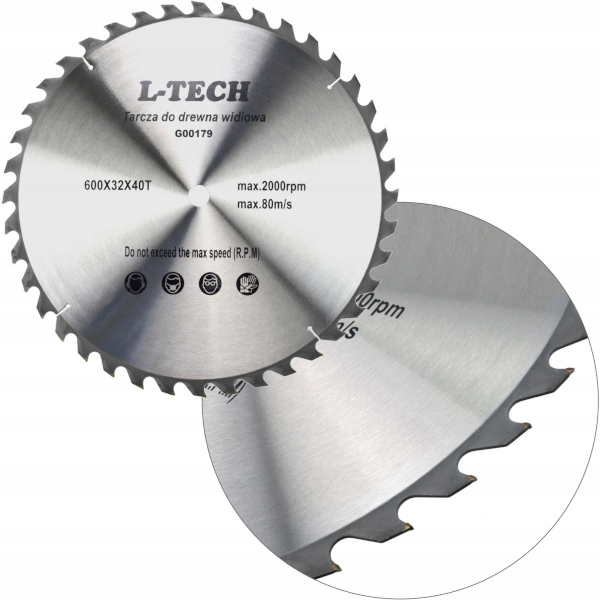 Pilový kotouč na dřevo 600x32x40T G00179 GEKO