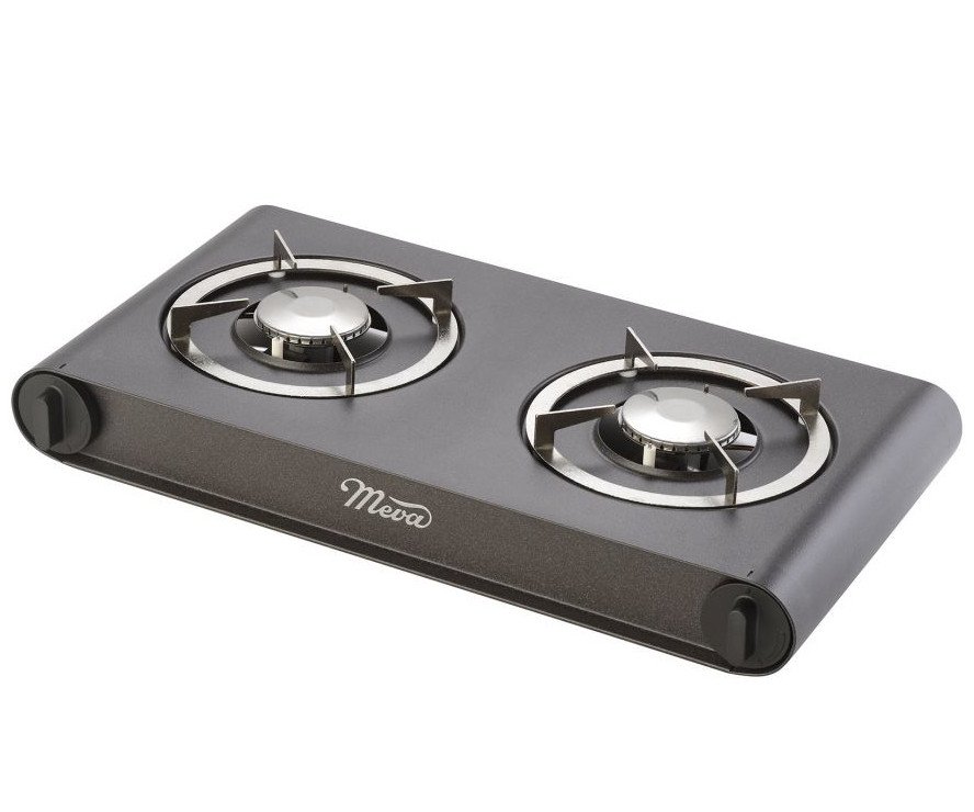 Vařič 2hořák Bender EKO Meva U2313B - černý