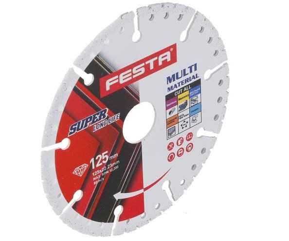 Kotouč diamantový řezný segmentový univerzální Festa - 125x1