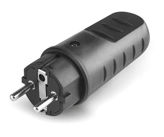 Vidlice pogumovaná 230V/16A