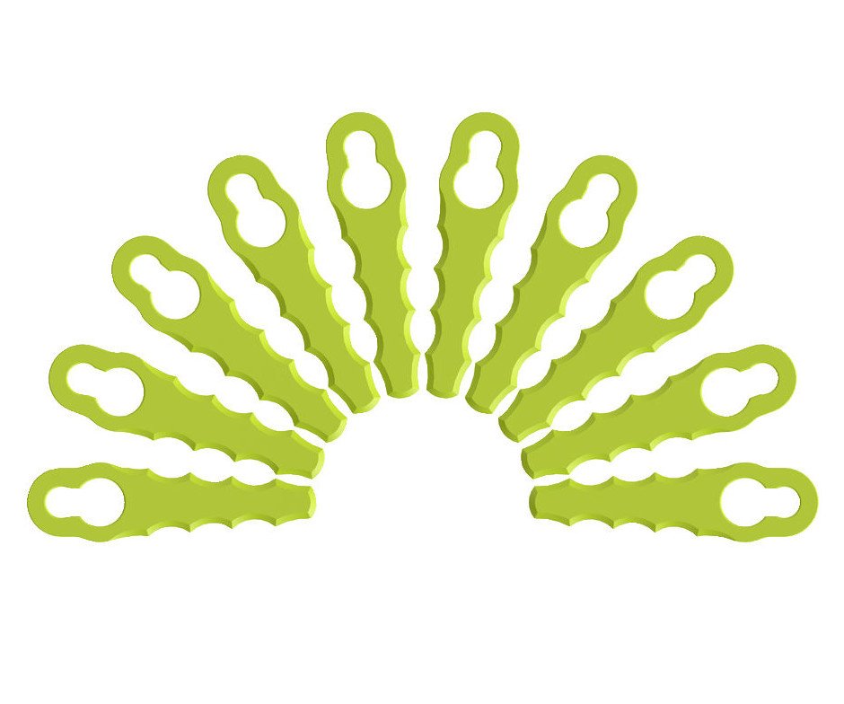 Nože plastové 10ks pro strunovky Ryobi ONE+ RAC158