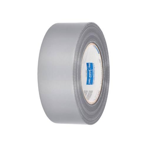 Páska textil - stříbrná DUCT