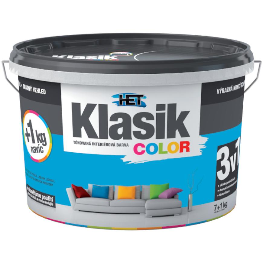 Het Klasik Color 0417 modrý azurový 7+1kg Het