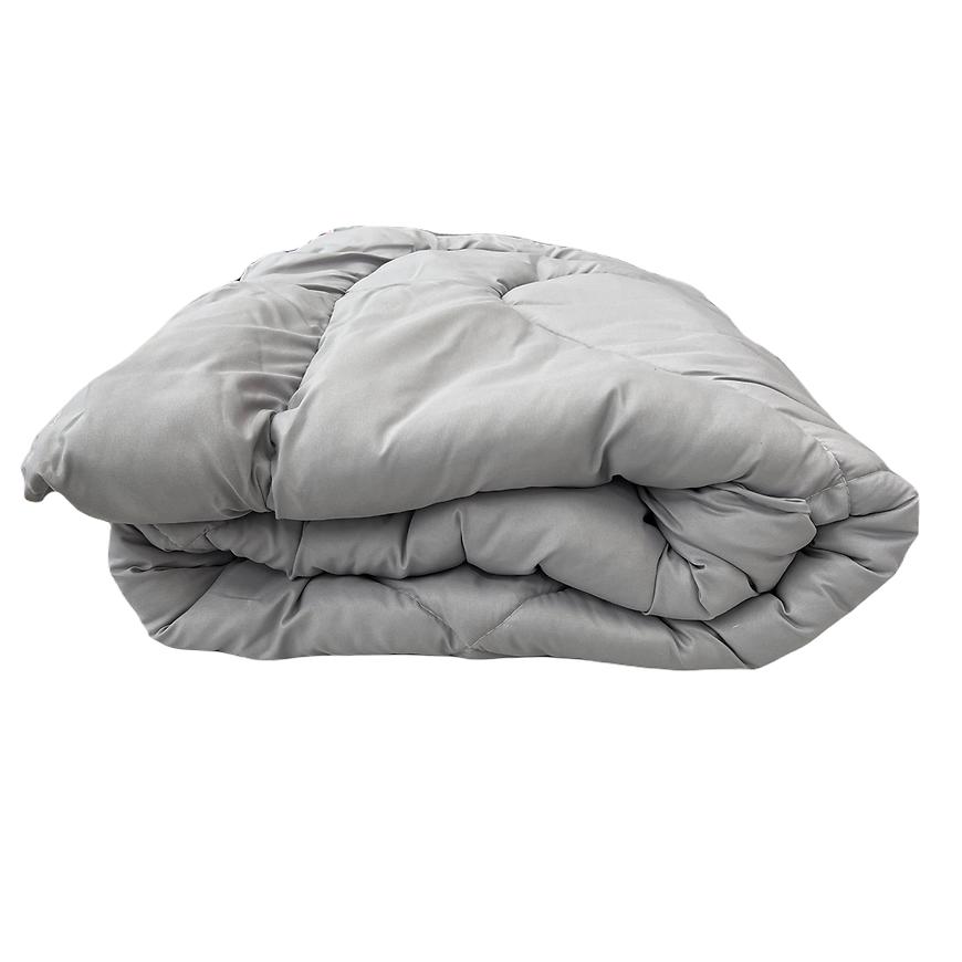 Polyesterová přikrývka 160x200 seda Baumax