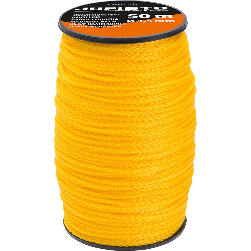 Stavební provázek 50 m žlutý 1