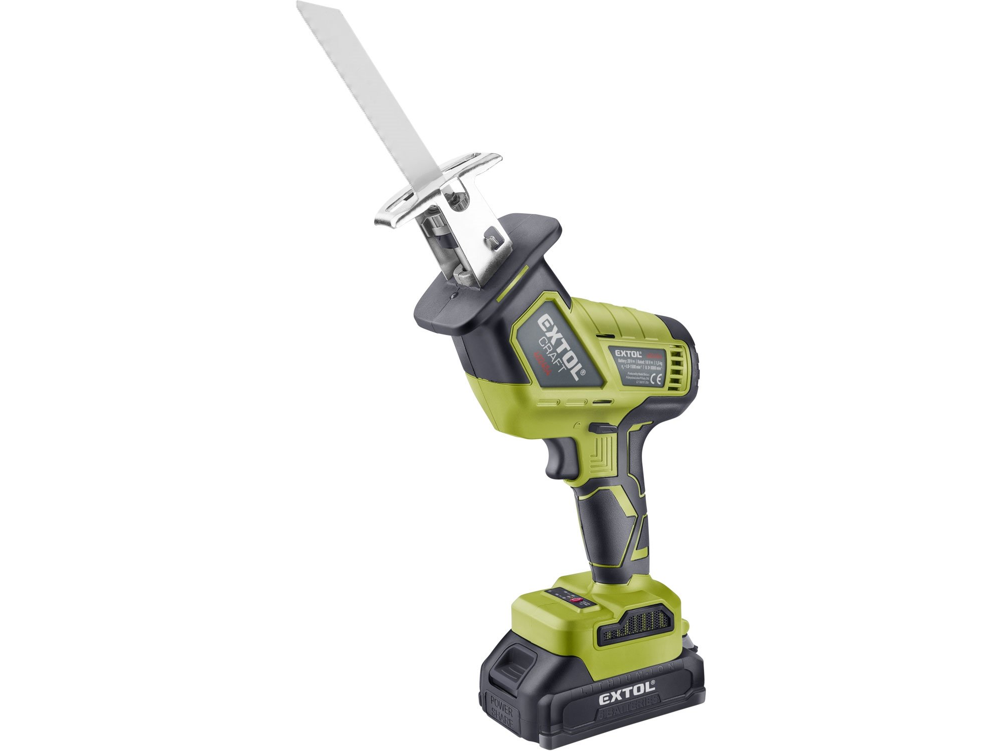 Extol Craft 402454 aku mečová pila 20V 1x2Ah