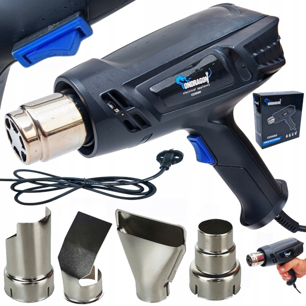 Opalovací pistole 2200W 600°C OD9080 ONDRAGON