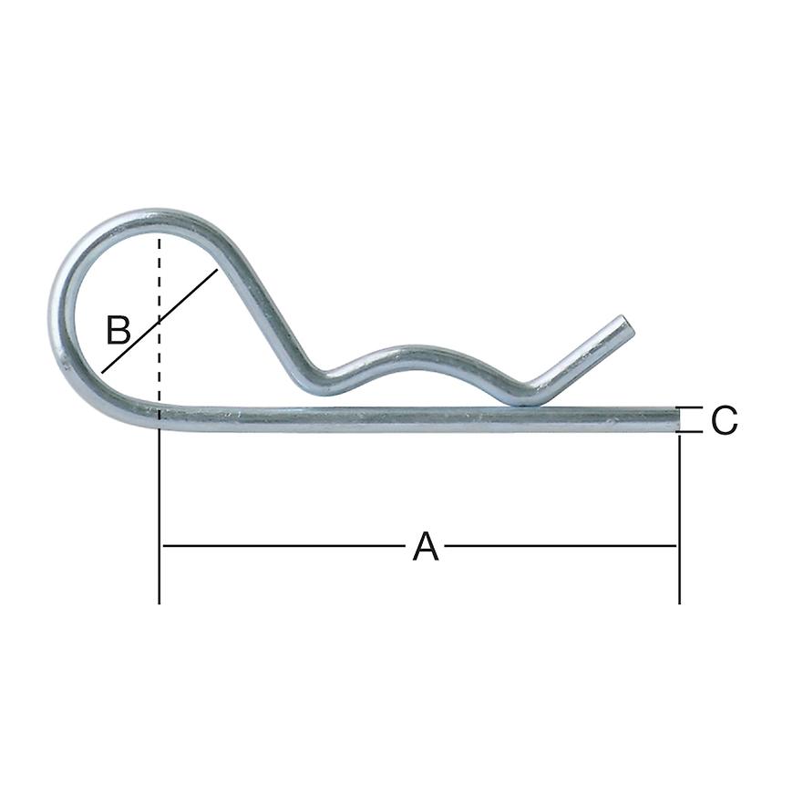Závlačka 85 x 24 zn 2 ks Vormann