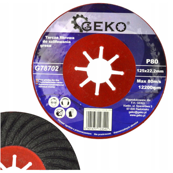 Brusný fíbrový kotouč 125mm