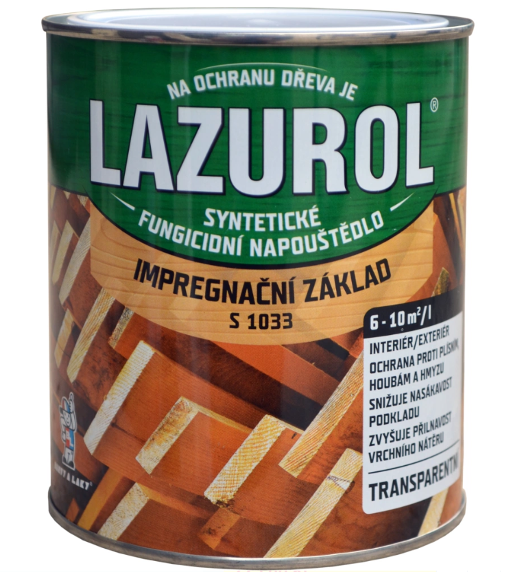 Základ impregnační čirý S1033 Lazurol - 4