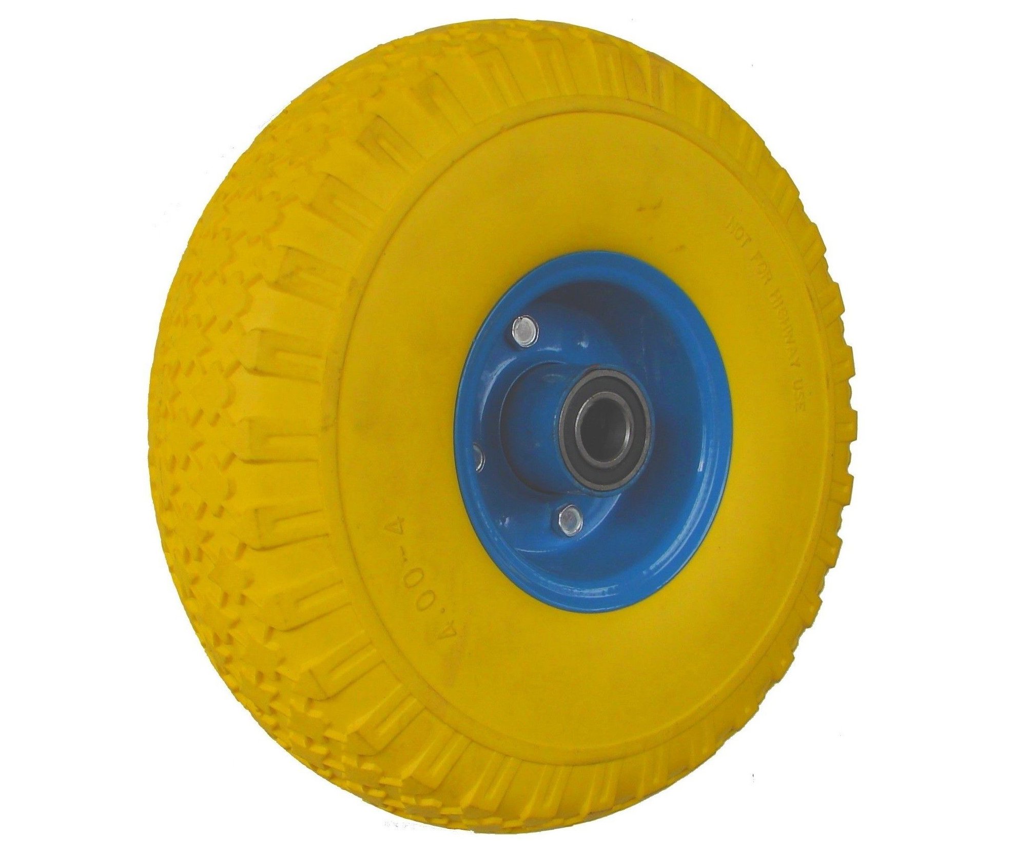 Kolo rudlu 300mm PU pěna kovový disk kuličkové ložisko