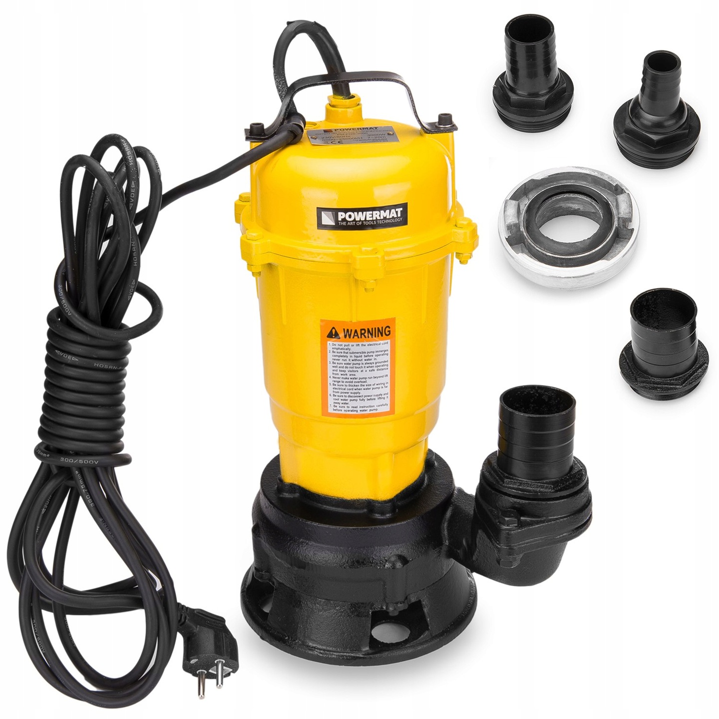 Kalové čerpadlo do studny a septiku 750W litina PM-PDS-3000 Powermat