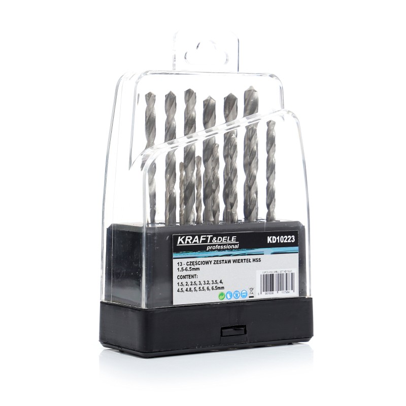 Sada vrtáků na železo HSS 1