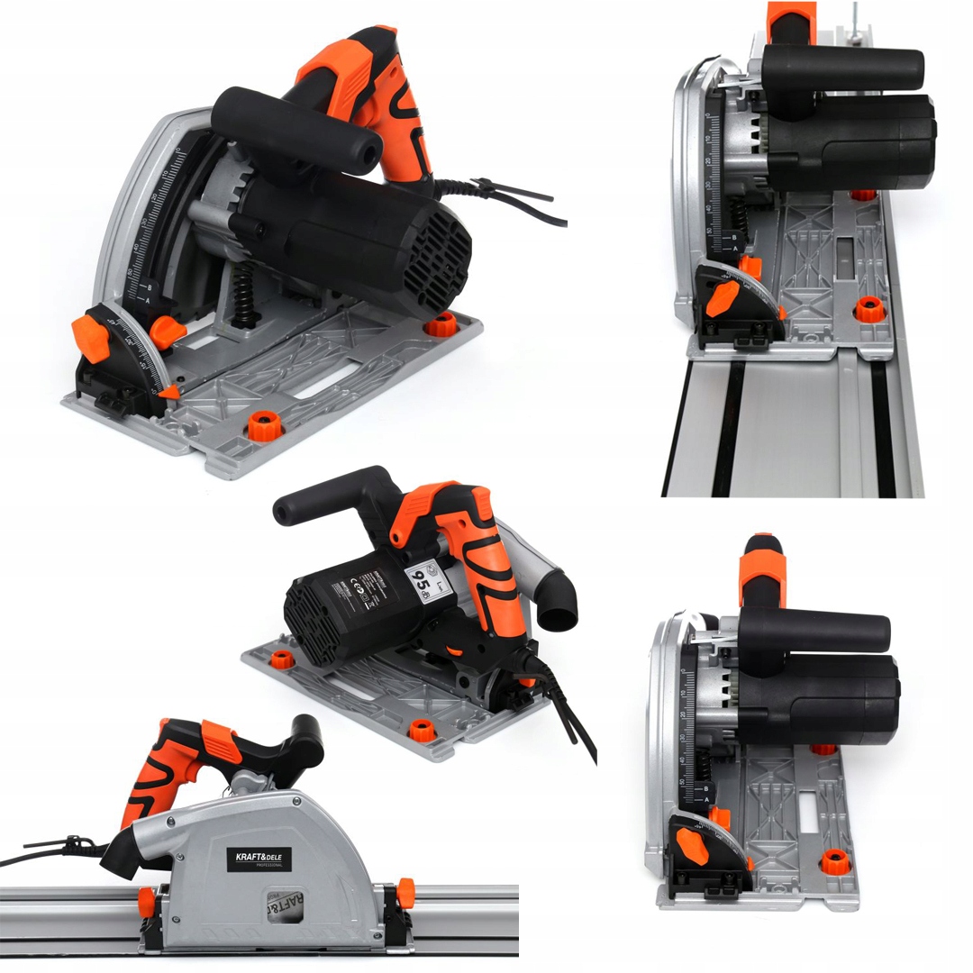 Okružní ponorná kotoučová pila 1400W KD10195 KRAFT&DELE