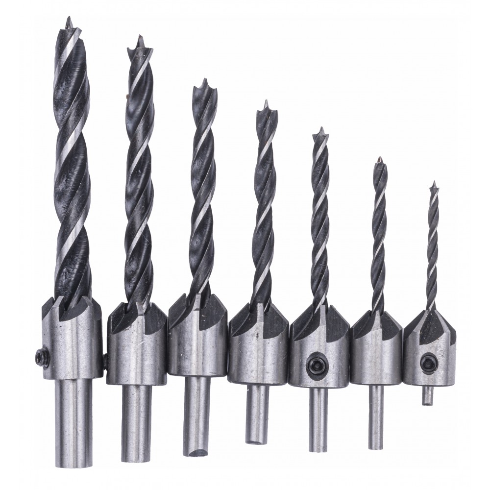 Sada vrtáků do dřeva 7 ks PM-ZWZP-7T POWERMAT