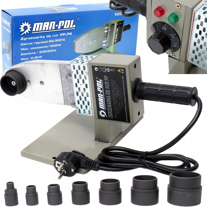 Svářečka na plastové trubky 1100W M55901 MAR-POL