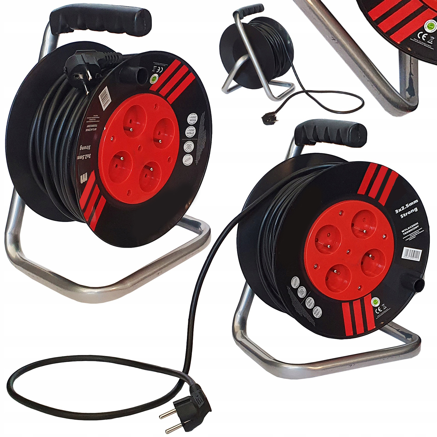 BOXER Prodlužovací kabel na bubnu 50m