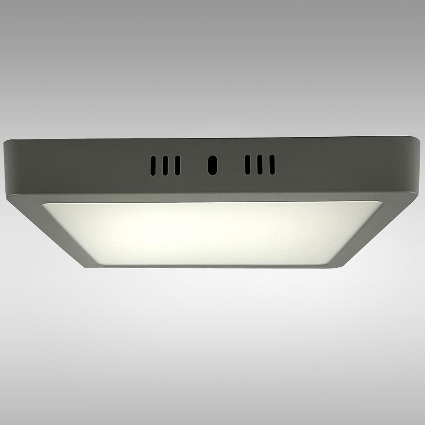 PANEL LED BLOCK 18W 4200K ČTVEREC SVĚTLE ŠEDÝ Baumax