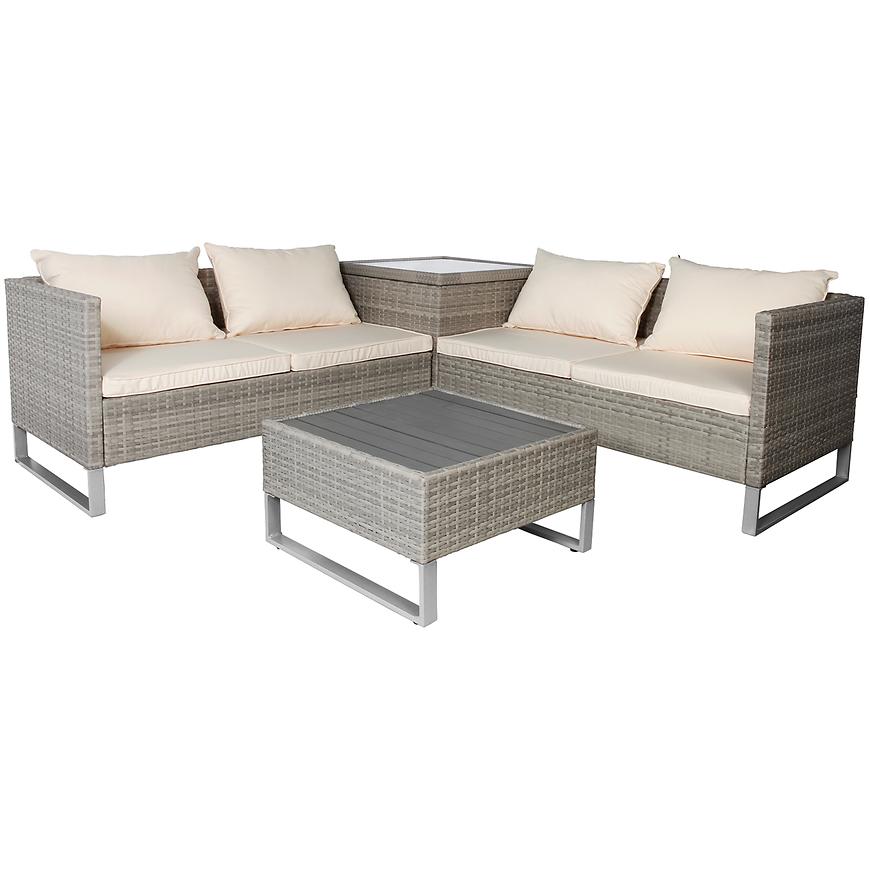 Zahradní rohová souprava Barbara béžová Baumax