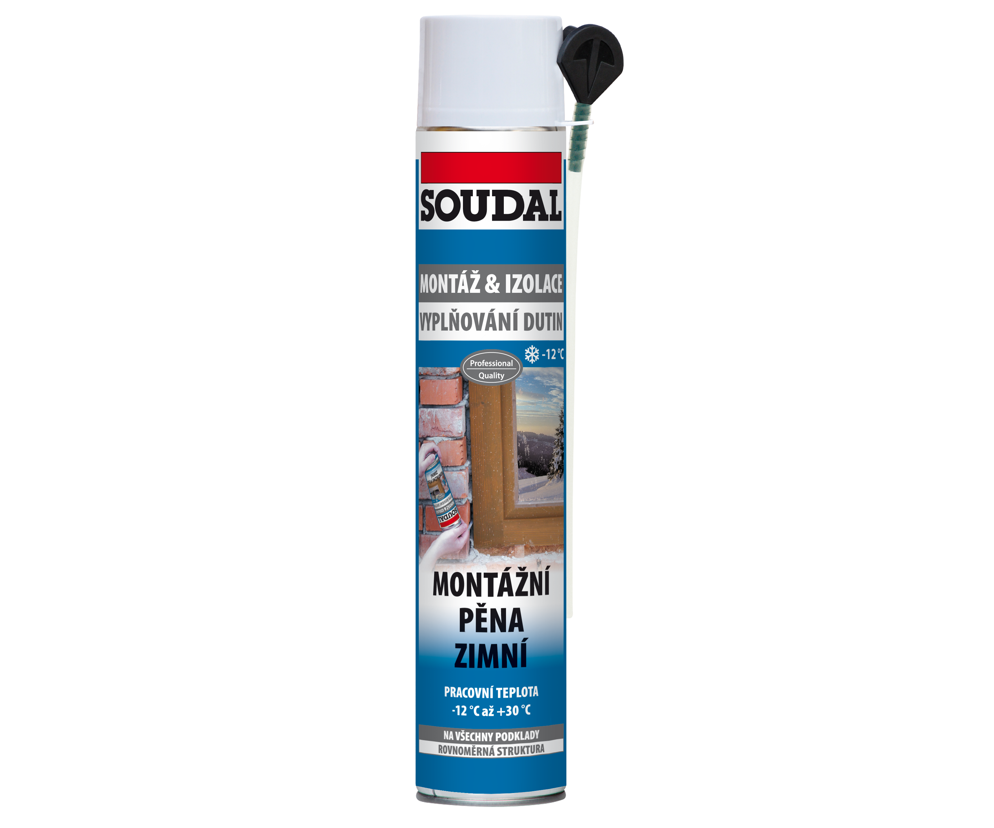 Pěna montážní zimní trubičková 750ml Soudal