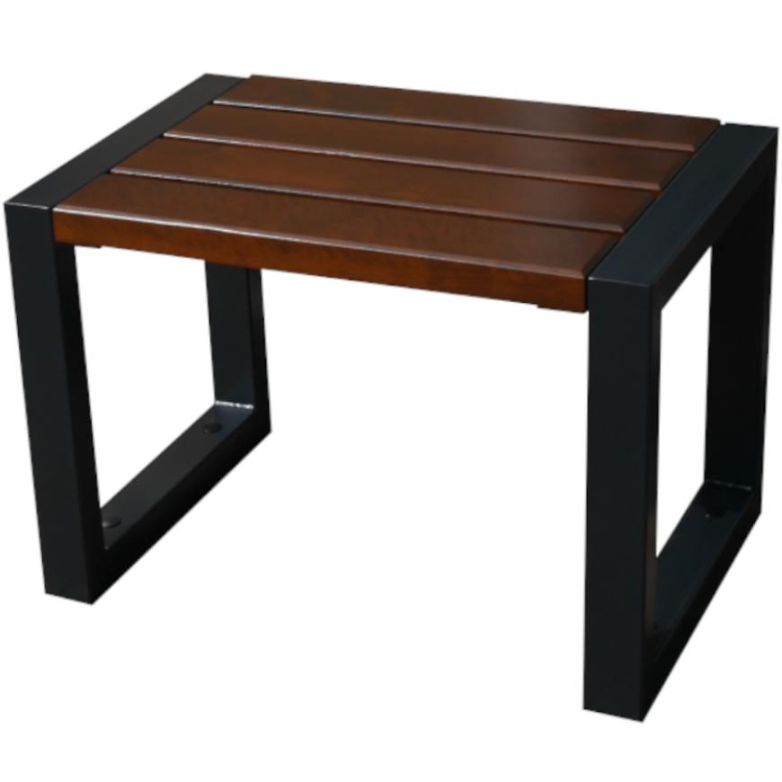 Dřevěná židle Moderní bez opěradla ořech Baumax