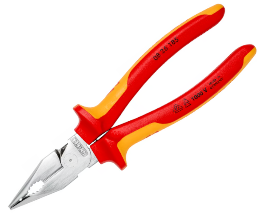 Kleště kombinované úzké ploché VDE 185mm Knipex 08 26 185