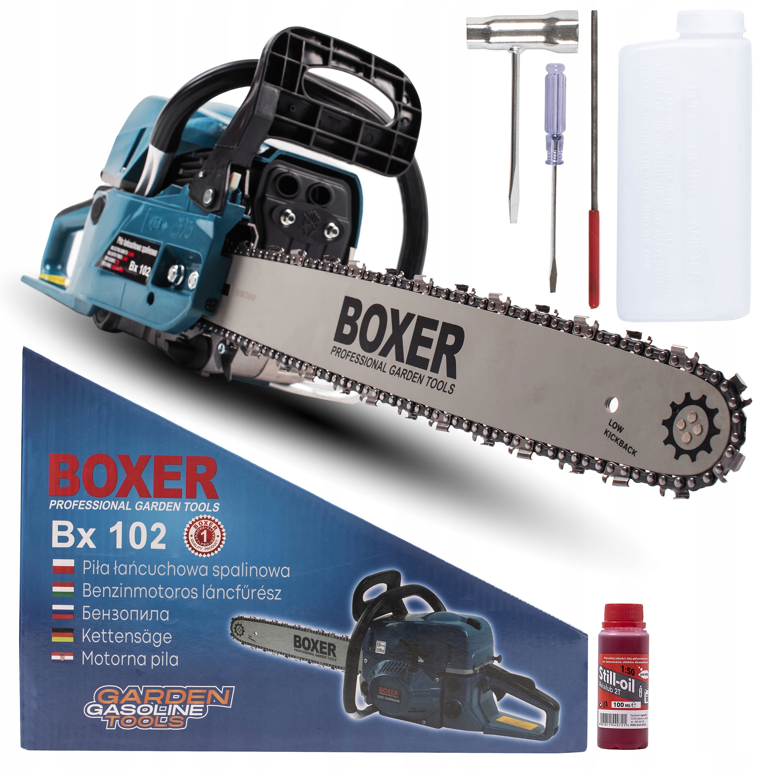 Benzínová řetězová pila 45cm