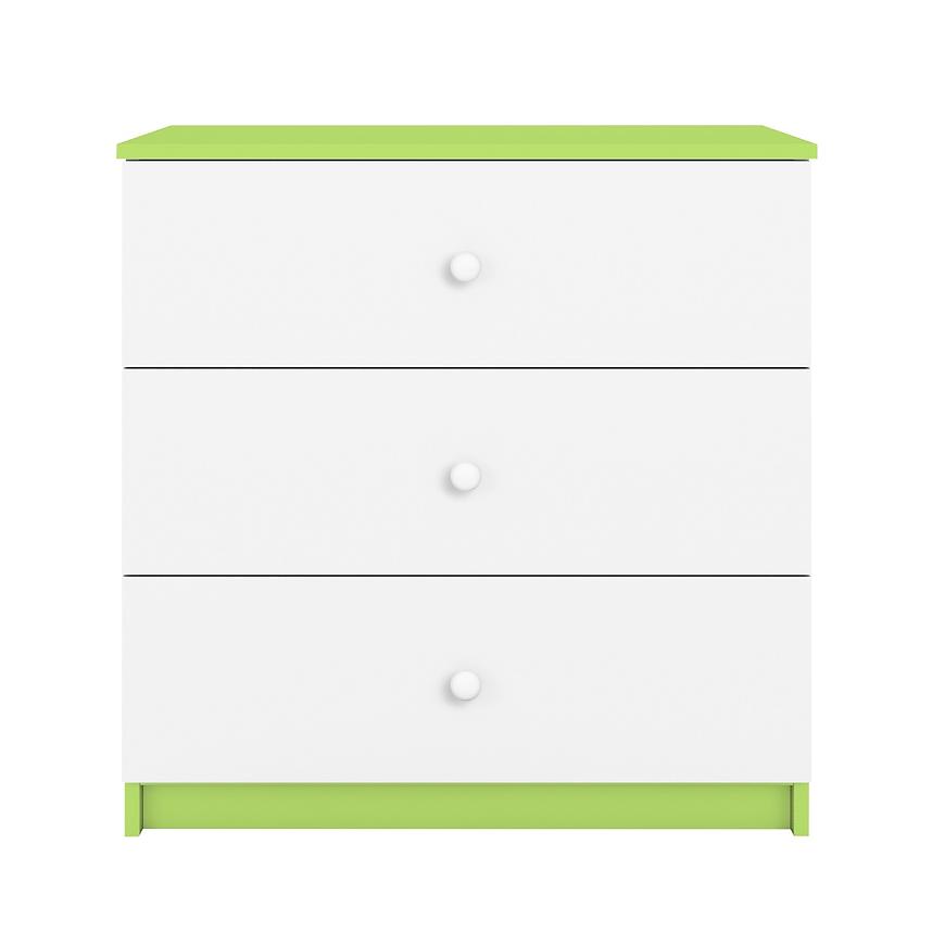 Dětská komoda Babydreams zelená Baumax