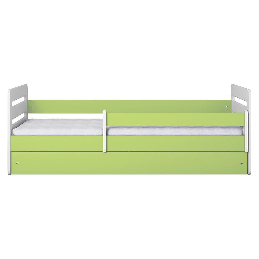 Dětská postel Tomi+Sz+M zelená 80x140 Baumax