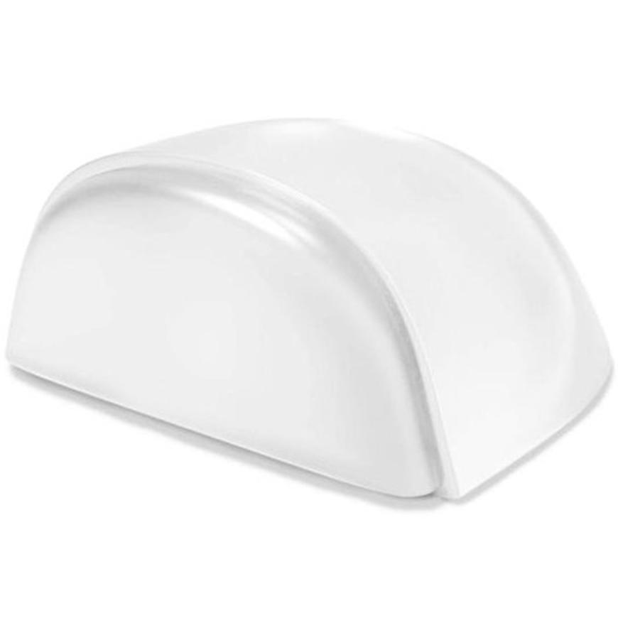 Dveřní zarážka 42x36x22mm transparentní samolepicí Walteco