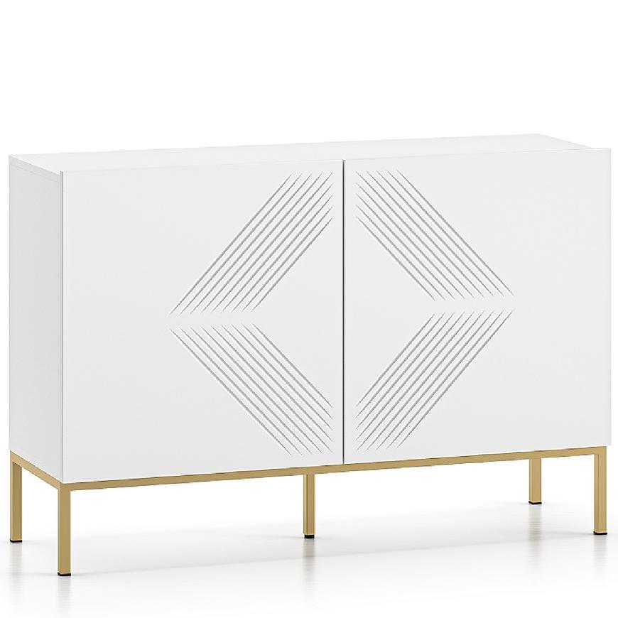 Komoda Clearing 03 bílá/zlatá Baumax