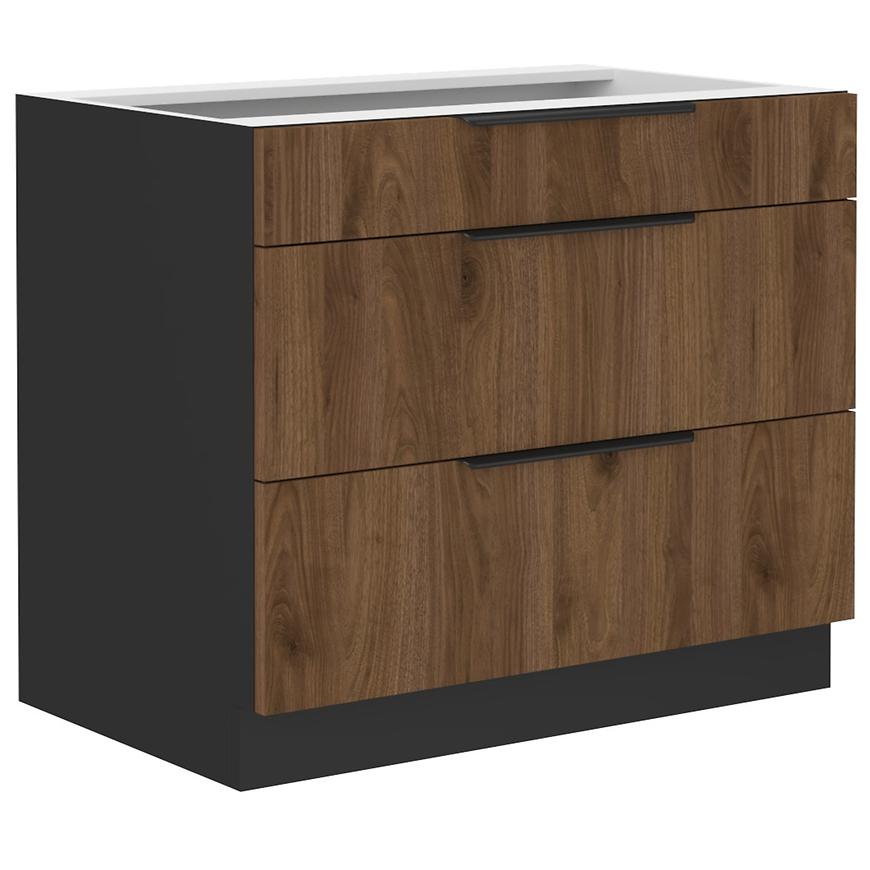 Kuchyňská skříňka Monza ořech okapi 80d 3s bb Baumax