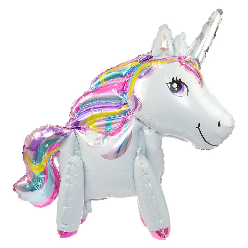 Nafukovací balón stojící jednorožec 70cm/55cm