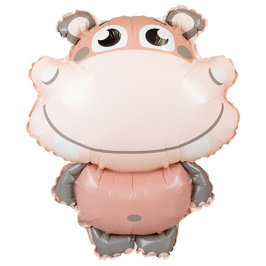 Nafukovací balón zoo hroch 62cm/47cm