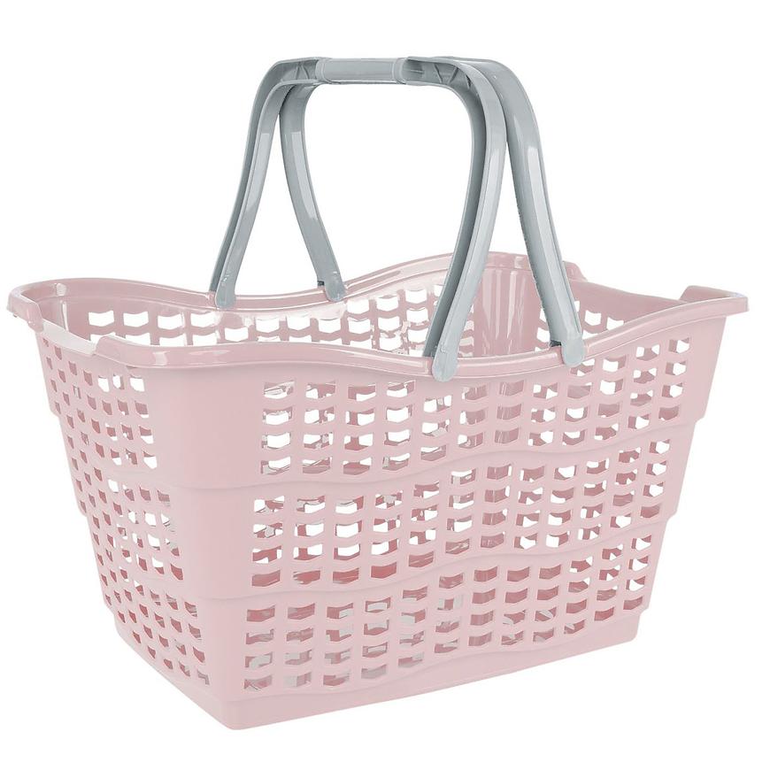 Nákupní košík 15l nordic pink 40x29x22