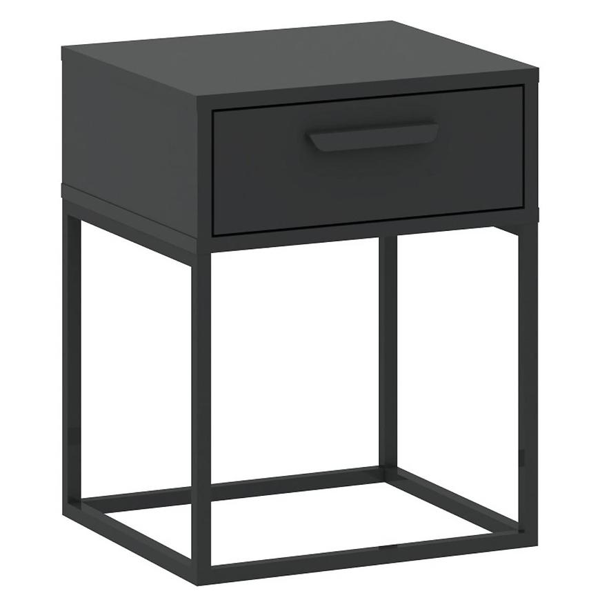 Noční stolek 1S nízký-40 antracit Baumax