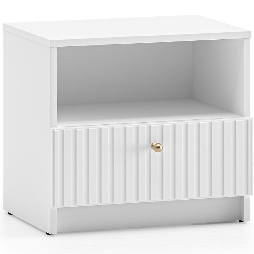 Noční stolek Lucy 05 bílá Baumax