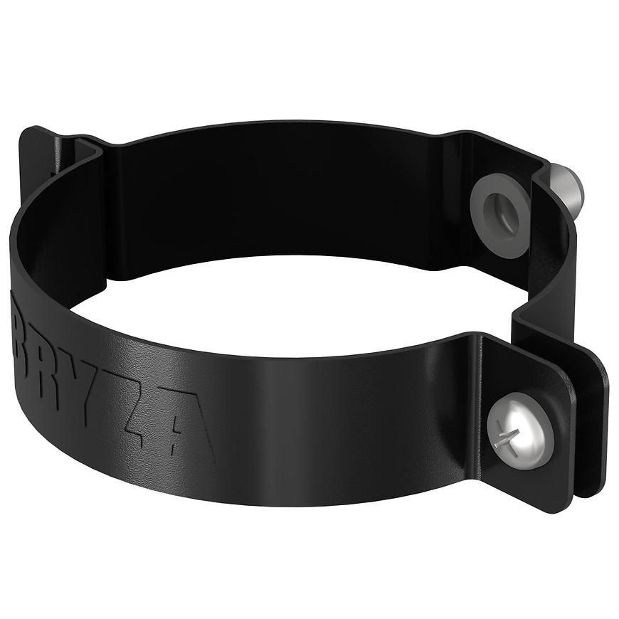 Objímka okapového svodu 64-159 ocel 90 mm Bryza černá RAL 9005 CELLFAST BRYZA