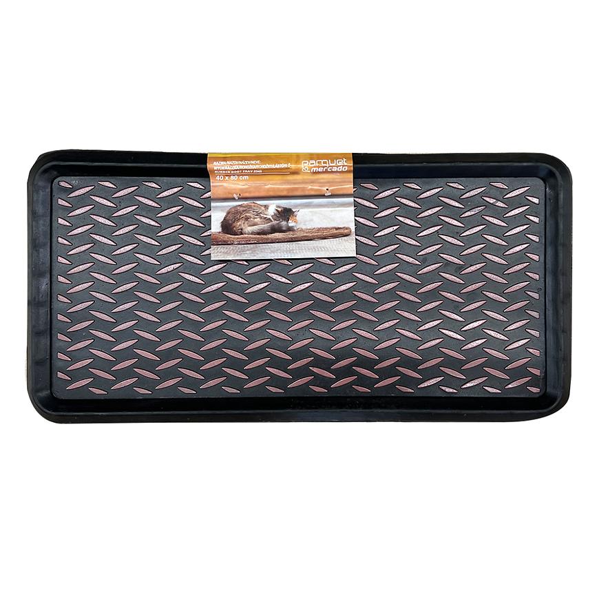 Odkapávač na boty 2349 černý s potiskem 40x80cm Baumax