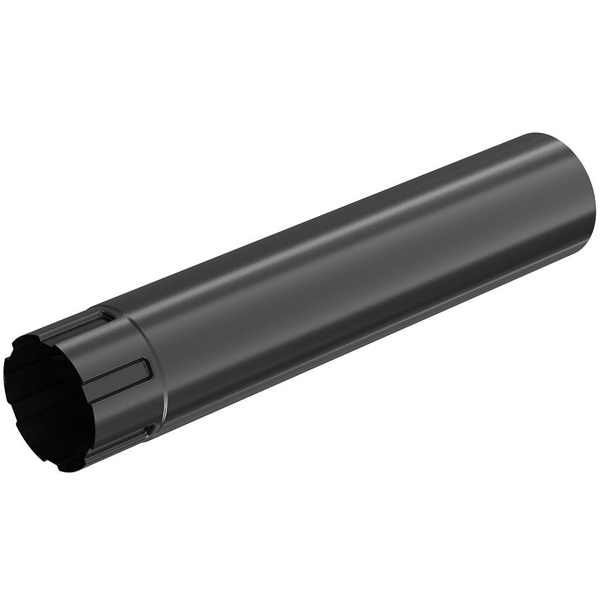 Okapový svod 64-409 ocel 100 mm 1 m Bryzačerná RAL 9005 CELLFAST BRYZA