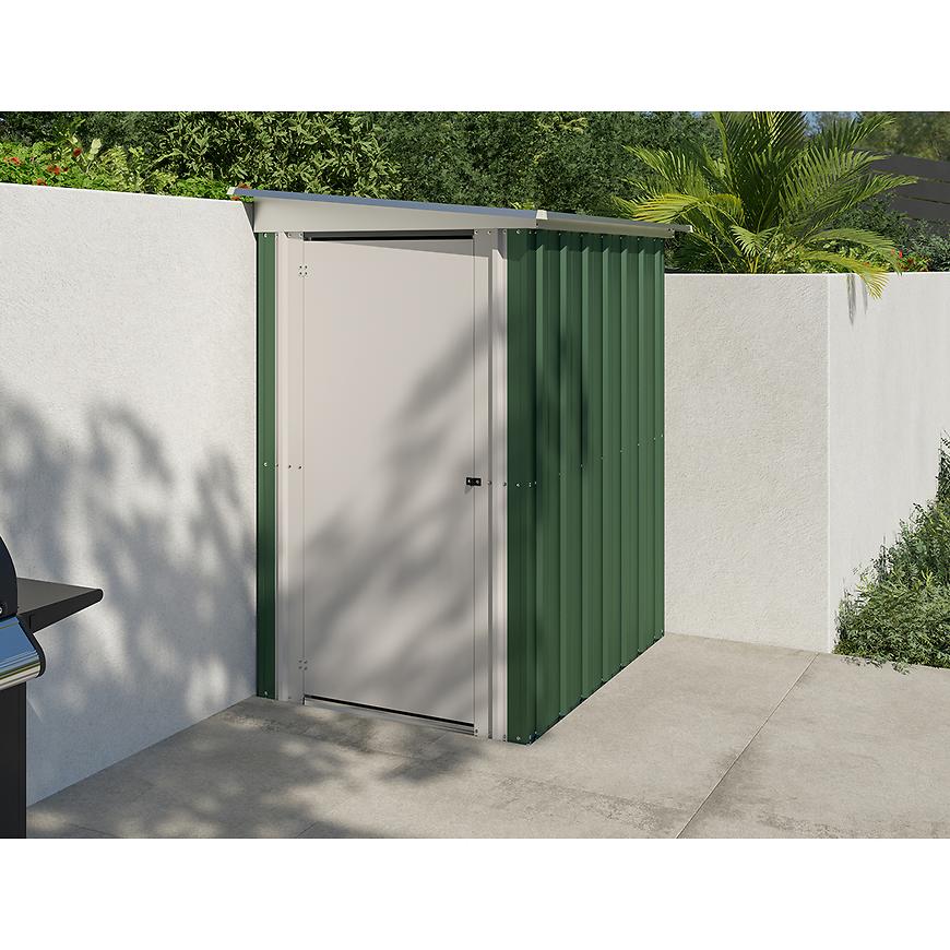 PLECHOVÝ ZAHRADNÍ DOMEK 158X120CM ZELENÝ