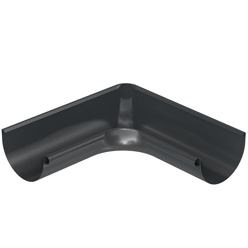 Roh pro okapový žlab vnitřní 64-054 ocel 125 mm Bryza grafitová RAL 7021 CELLFAST BRYZA