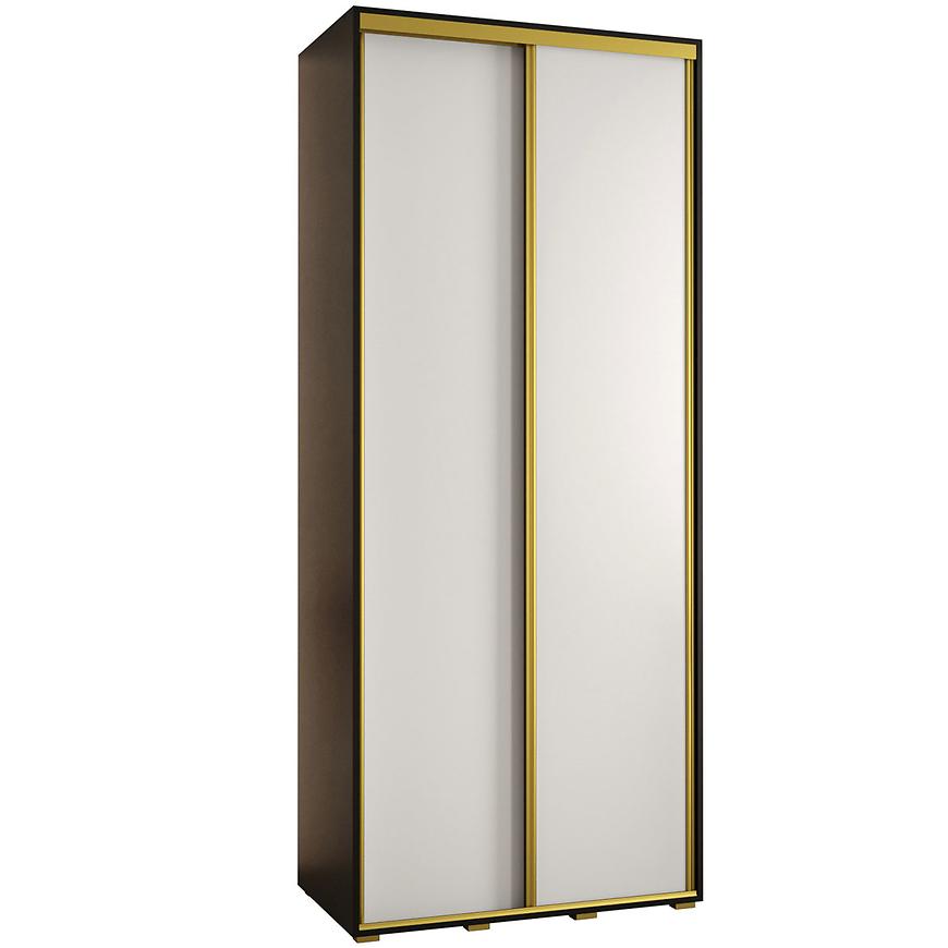 Skříň 45 Canaris 1 100 černá/bílá/gold Baumax