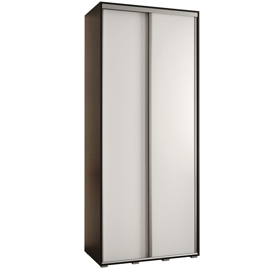 Skříň 45 Canaris 1 100 černá/bílá/silver Baumax